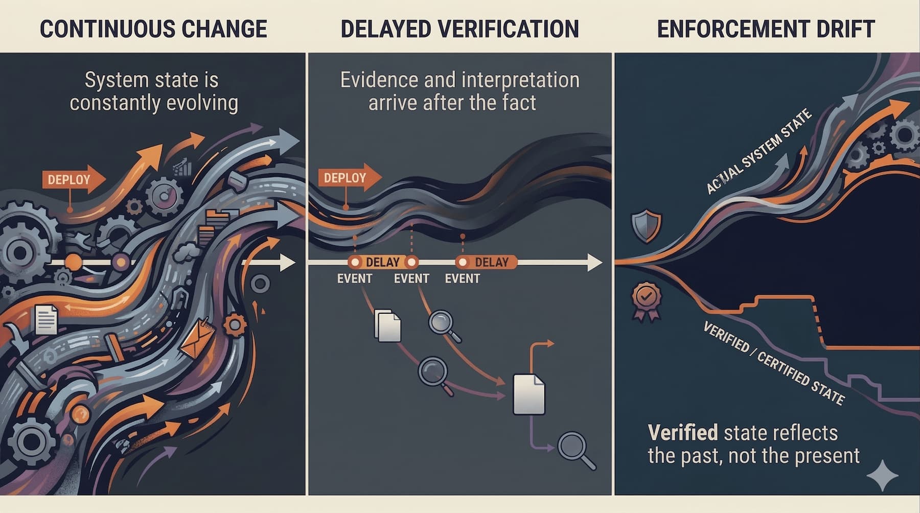 Enforcement drift over time